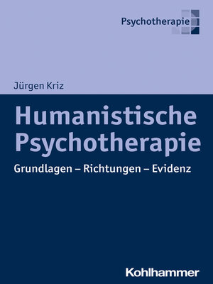 cover image of Humanistische Psychotherapie